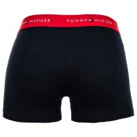 TOMMY HILFIGER Herren Boxershorts, 5er Pack - Trunks, Logo, Cotton Stretch Blau M