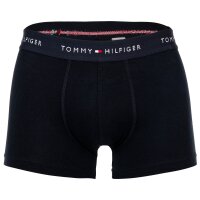 TOMMY HILFIGER Herren Boxershorts, 5er Pack - Trunks, Logo, Cotton Stretch Blau M