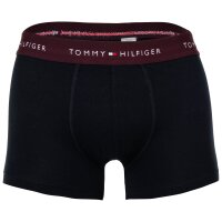 TOMMY HILFIGER Herren Boxershorts, 5er Pack - Trunks, Logo, Cotton Stretch Blau M