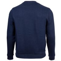 U.S. POLO ASSN. Mens Sweatshirt - Brushed Fleece, Round Neck, Logo, Cotton Blend Navy M (Medium)