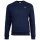 U.S. POLO ASSN. Herren Sweatshirt - Fleece Brushed, Rundhals, Logo, Baumwoll-Mix Marine M