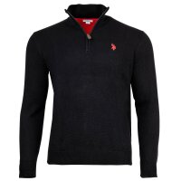 U.S. POLO ASSN. Herren Strickpullover mit Stehkragen -...