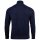 U.S. POLO ASSN. Mens knitted jumper with stand-up collar - half zip, logo, cotton Navy L (Large)