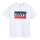 Levis Herren T-Shirt 2er Pack - "Sportswear Logo Graphic Tee", Rundhals, Baumwolle Weiß M