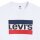 Levis Herren T-Shirt 2er Pack - "Sportswear Logo Graphic Tee", Rundhals, Baumwolle Weiß S