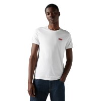 Levis Herren T-Shirts, 4er Pack - "The Graphic Tee - 4 Pack", Rundhals, Baumwolle Schwarz/Weiß S