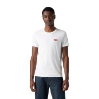 Levis Herren T-Shirts, 4er Pack - "The Graphic Tee - 4 Pack", Rundhals, Baumwolle Schwarz/Weiß S