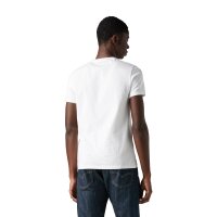 Levis Herren T-Shirts, 4er Pack - "The Graphic Tee - 4 Pack", Rundhals, Baumwolle Schwarz/Weiß S