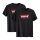 Levis Mens T-Shirt 2 pack - "Graphic Set-In Neck", Round Neck, Cotton Black M (Medium)