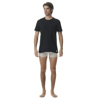 adidas Men T-Shirt, 6-pack - Crew Neck Shirt, Active Core Cotton, solid colour Black M (Medium)