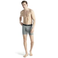 adidas Herren Boxershorts, 6er Pack - Boxer Briefs, Active Micro Flex Eco, Logo, einfarbig Schwarz/Grau 2XL