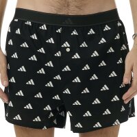 adidas Herren Web-Boxershorts, 4er Pack - Woven Boxer, Shorts, Webware, Baumwolle Schwarz/Weiß XXL