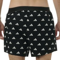 adidas Herren Web-Boxershorts, 4er Pack - Woven Boxer, Shorts, Webware, Baumwolle Schwarz/Weiß XXL
