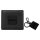 HUGO Mens Wallet with Key Ring - GB 4cc&Key RubPatch, Gift Set Black 9.7x11x1.5