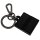 HUGO Mens Wallet with Key Ring - GB 4cc&Key RubPatch, Gift Set Black 9.7x11x1.5
