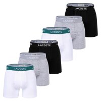 LACOSTE Herren Boxershorts, 6er Pack - Boxer Briefs,...