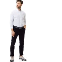 Brax mens chino trousers - Fabio In Hi-Flex All Seasons, modern fit, length 32 Black 33W/32L