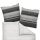Janine 2-piece bed linen set – DAVOS, fine flannel, cotton, lettering Grey 135x200cm