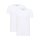 MUSTANG Herren T-Shirts, 2er Pack - Allen, Bio-Baumwolle, Single Jersey, Rundhals Weiß M