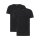 MUSTANG Men’s T-Shirts, 2-Pack - Allen, Organic Cotton, Single Jersey, Crew Neck Black M (Medium)