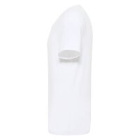 MUSTANG Men’s T-Shirts, 2-Pack - Amado, Organic Cotton, Single Jersey, V-Neck White M (Medium)