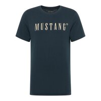 MUSTANG Herren T-Shirt - Austin, Big Logo, Bio-Baumwolle,...