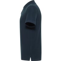 MUSTANG Herren Poloshirt - Palco, Knit Piqué, Bio-Baumwolle, einfarbig Dunkelblau S