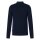JOOP! JEANS Mens Knitted Sweater - Orlinor, Wool, Chunky Knit, Stand-up Collar, Solid Color Dark Blue M (Medium)