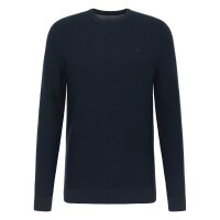MUSTANG Mens Knitted Sweater - Elliot, Flat Knit, Cotton,...