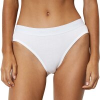 Marc O Polo ladies briefs, 6-pack - Brief, logo waistband, organic cotton stretch White M (Medium)