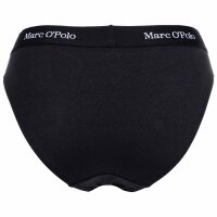 Marc O Polo ladies briefs, 6-pack - Brief, logo waistband, organic cotton stretch Black XL (X-Large)