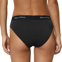 Marc O Polo ladies briefs, 6-pack - Brief, logo waistband, organic cotton stretch Black XL (X-Large)