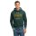 Superdry Herren Hoodie - VI Duo Classic Hood, Kapuze, Logo, einfarbig Grün M
