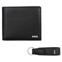 BOSS Men Wallet with Key Ring - Gift Set, Leather, Single...