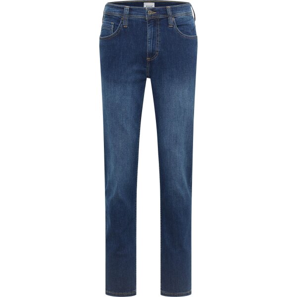 MUSTANG Herren Jeans - Washington Straight, Comfort Stretch, Gerades Bein, Medium Rise, Stretch-Baumwolle, Länge 32 Dunkelblau 30W/32L