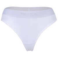 Marc O Polo ladies thongs, 6-pack - Logo waistband, Organic Cotton Stretch, Basic White XS (X-Small)