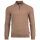 JOOP! JEANS Herren Strickpullover - Lauriono, Feinstrick, Wolle, Steh-Zipkragen, Bündchen, einfarbig Beige L