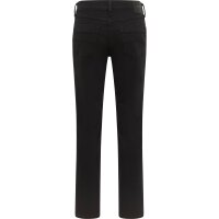 MUSTANG Herren Jeans - Washington Straight, Comfort Stretch, Gerades Bein, Medium Rise, Länge 32 Schwarz 30W/32L
