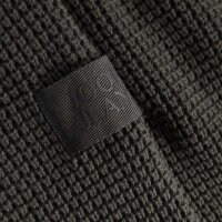 JOOP! JEANS Mens Knitted Sweater - Henrios, Chunky Knit, Cotton, Half-Zip Collar, Ribbed Cuffs, Solid Color 
Dark Green M (Medium)