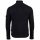 JOOP! JEANS Mens Knitted Sweater - Henrios, Chunky Knit, Cotton, Half-Zip Collar, Ribbed Cuffs, Solid Color Dark blue M (Medium)