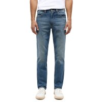 MUSTANG Mens Jeans - Tramper Straight, Comfort Stretch, Straight Leg, Medium Rise, Stretch Cotton, Length 32 Blue 30W/32L