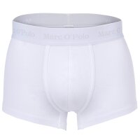 Marc O Polo Herren Boxer Shorts, 6er Pack - Trunks, Organic Cotton, Stretch Weiß L