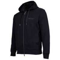 A|X ARMANI EXCHANGE Mens jacket - Sweat jacket, hood, cotton, single-coloured Navy S (Small)