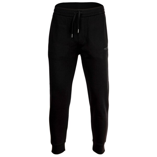 A|X ARMANI EXCHANGE mens jogging trousers - loungewear, sweatpants, logo, cotton Black S (Small)