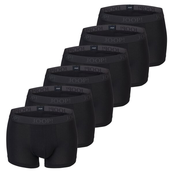 JOOP! mens boxer shorts, 6-pack – Everyday, Basic, Cotton Stretch, Logo Black S (Small)