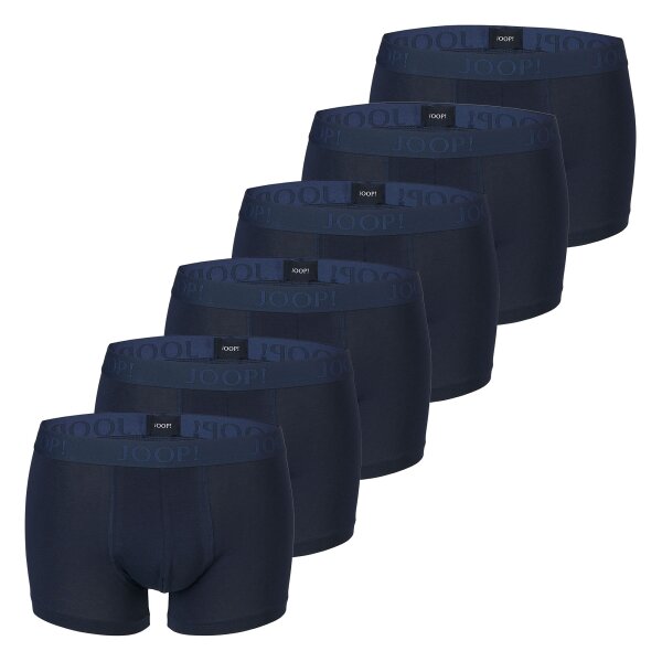 JOOP! mens boxer shorts, 6-pack – Everyday, Basic, Cotton Stretch, Logo Blue S (Small)