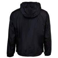 AIX ARMANI EXCHANGE Mens Windbreaker - Transition jacket with hood, blouson, zipper, logo Blue M (Medium)
