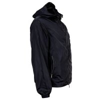 AIX ARMANI EXCHANGE Mens Windbreaker - Transition jacket with hood, blouson, zipper, logo Blue M (Medium)