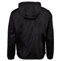 AIX ARMANI EXCHANGE Mens Windbreaker - Transition jacket with hood, blouson, zipper, logo Black M (Medium)