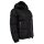 A|X ARMANI EXCHANGE Mens Down Jacket - Quilted jacket with hood, zipper, real down, warm lining Black S (Small)